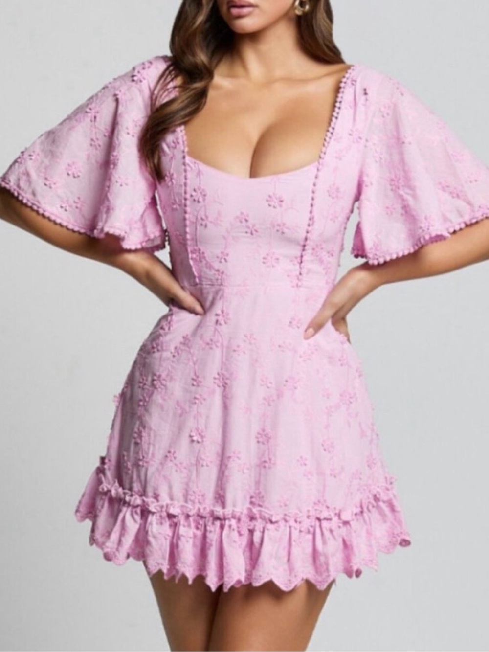 Showpo Fancy A Spritz Mini Dress | Lilac | Size 14